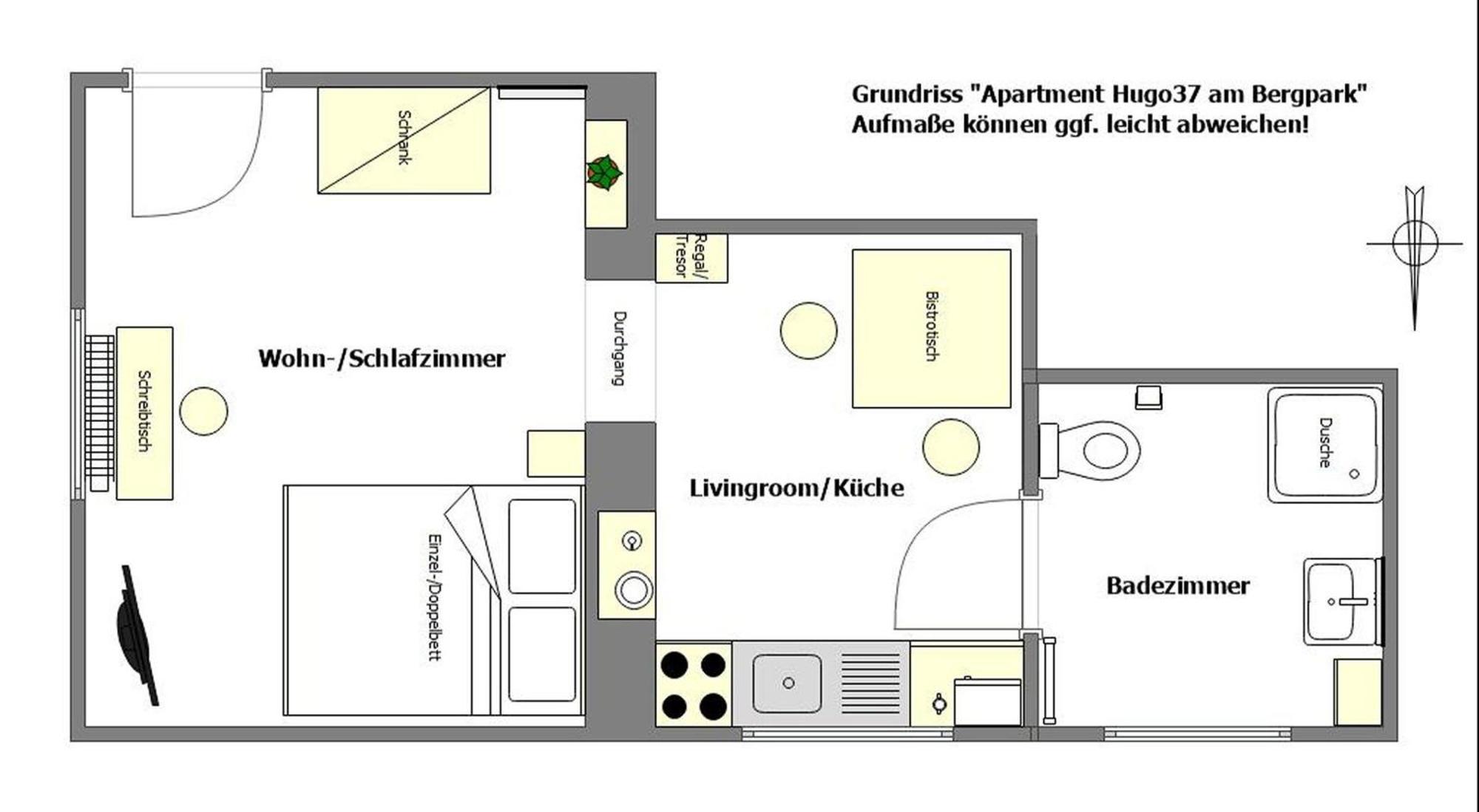 קאסל Apartment Hugo37 Am Bergpark מראה חיצוני תמונה